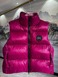 Canada Goose Puffer Vest in Fuchsia Pink with Glossy Finish