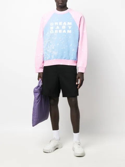 Liberal Youth Ministry Dream Bleach colour-block sweatshirt