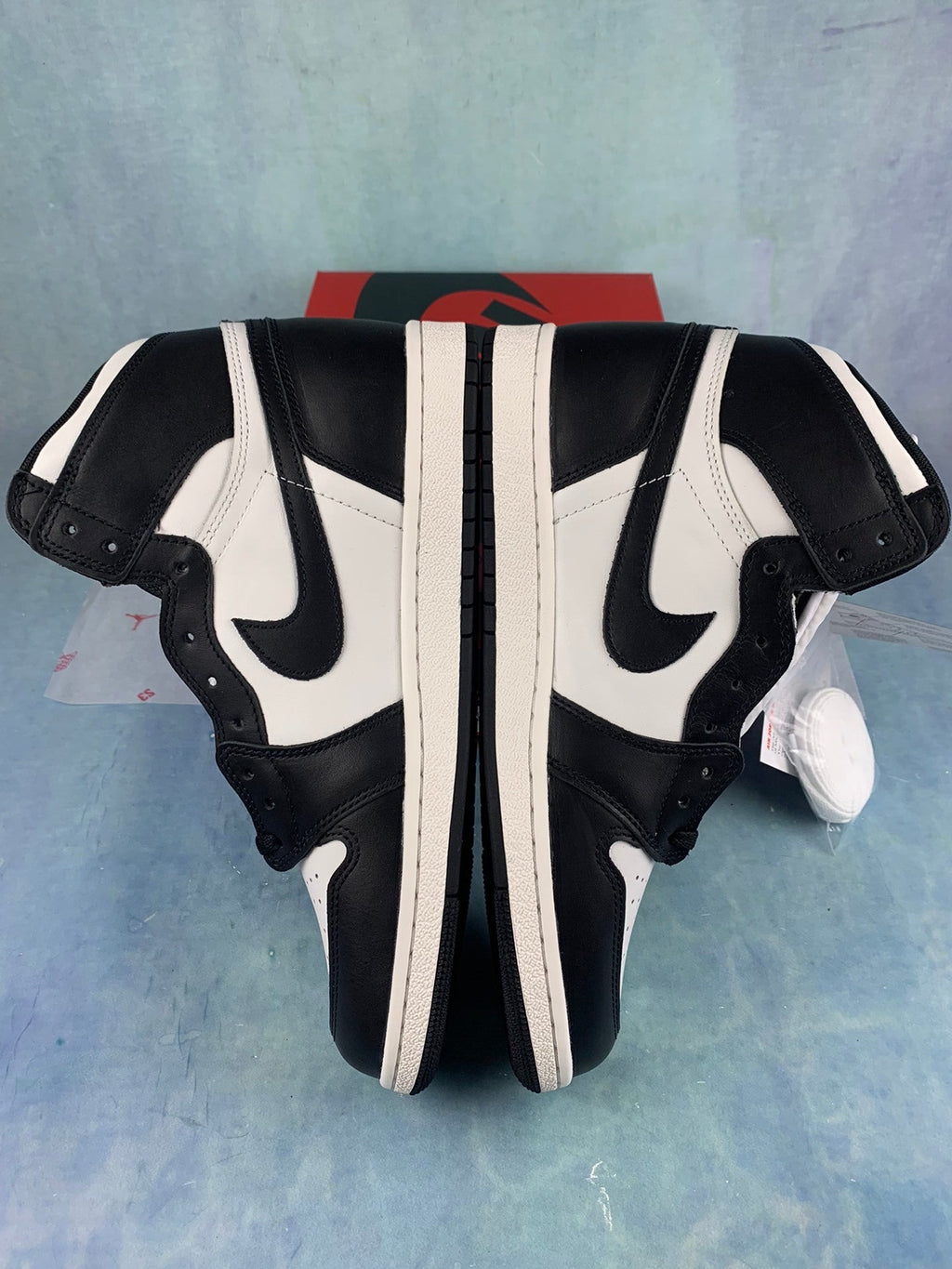 Air Jordan 1 High Black and White Panda 85 Unisex Sneakers BQ4422-001 Style 30