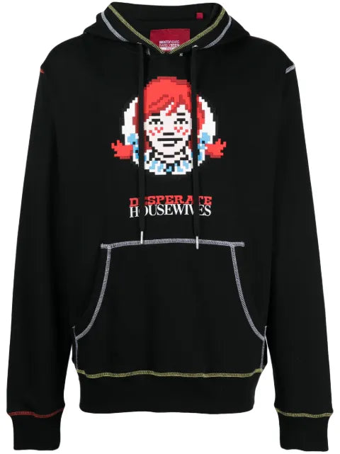 Mostly Heard Rarely Seen 8-Bit Desperate Housewives graphic-print cotton hoodie