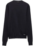 Prada crew-neck silk jumper