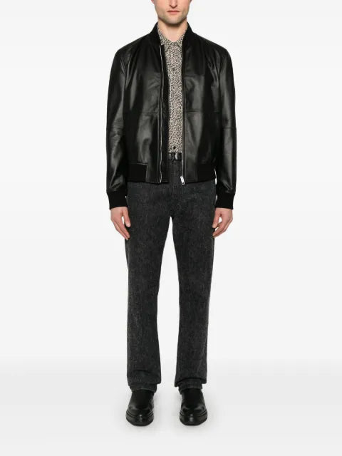 Bally bomber jacket in leather