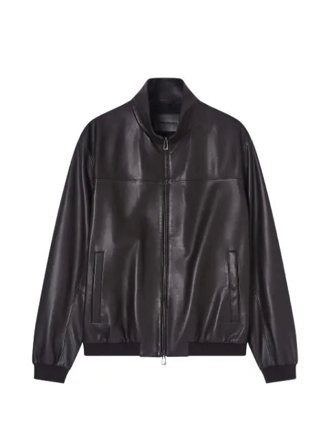 Emporio Armani glove-like nappa lambskin blouson
