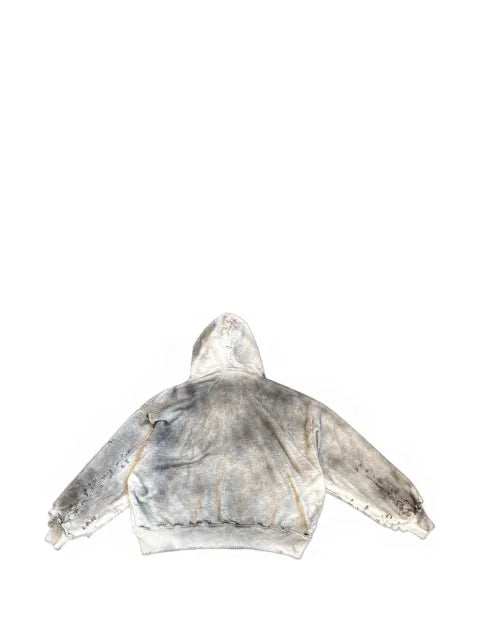 astrum TFU distressed graphic-print hoodie