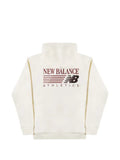 New Balance logo-print fleece hoodie