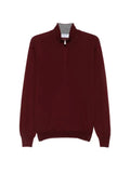 Gran Sasso quarter-zip wool sweater