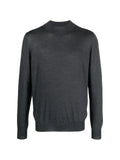 Barba fine-knit mock-neck sweater