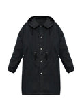 Comme des Garçons Homme Plus drawstring hooded parka