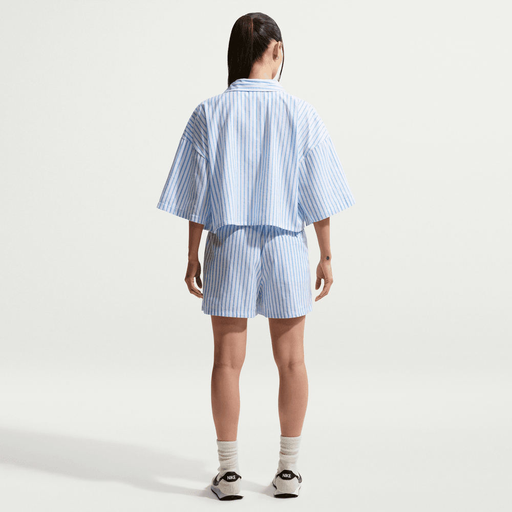Wmns Nike Sportswear Chill Poplin Oversized Short-Sleeve Top