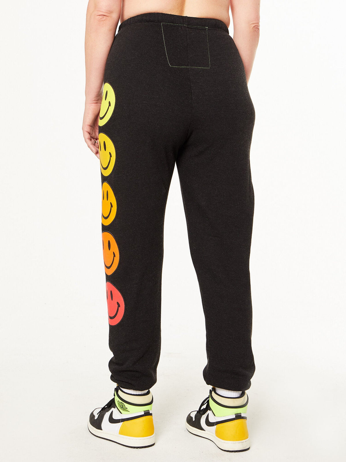 SMILEY SUNSET SWEATPANTS BLACK