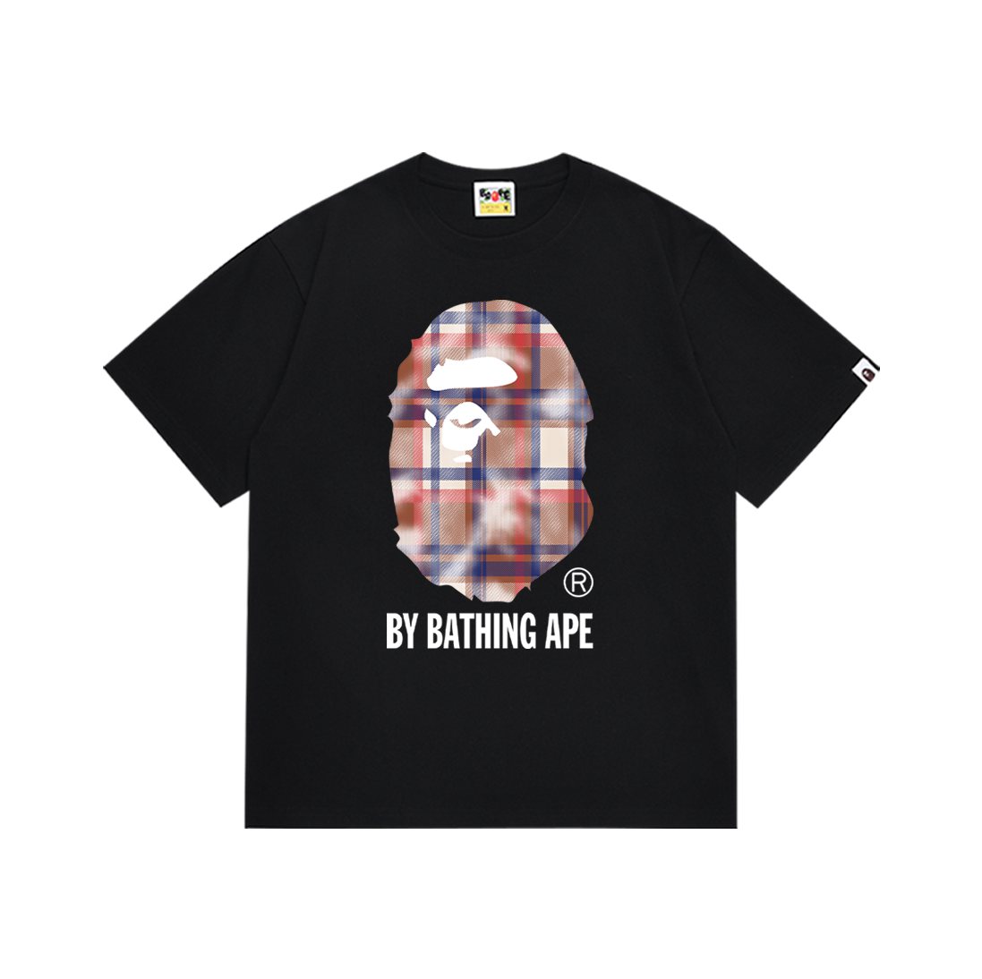 BAPE Plaid Graphic Short-Sleeve T-Shirt