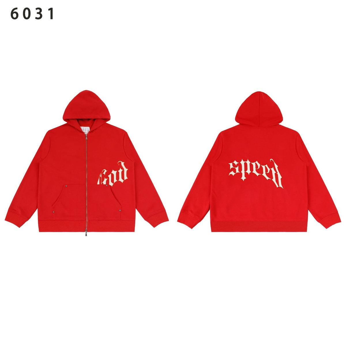 Godspeed Contrast Gothic Zip Hoodie