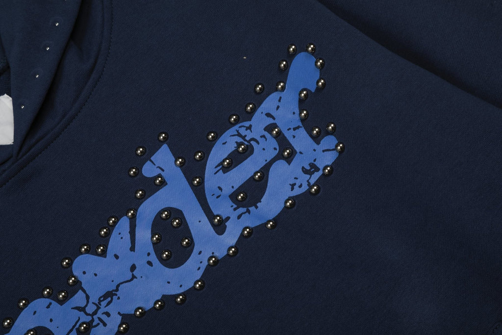 Sp5der Navy Studded Graphic Matching Set