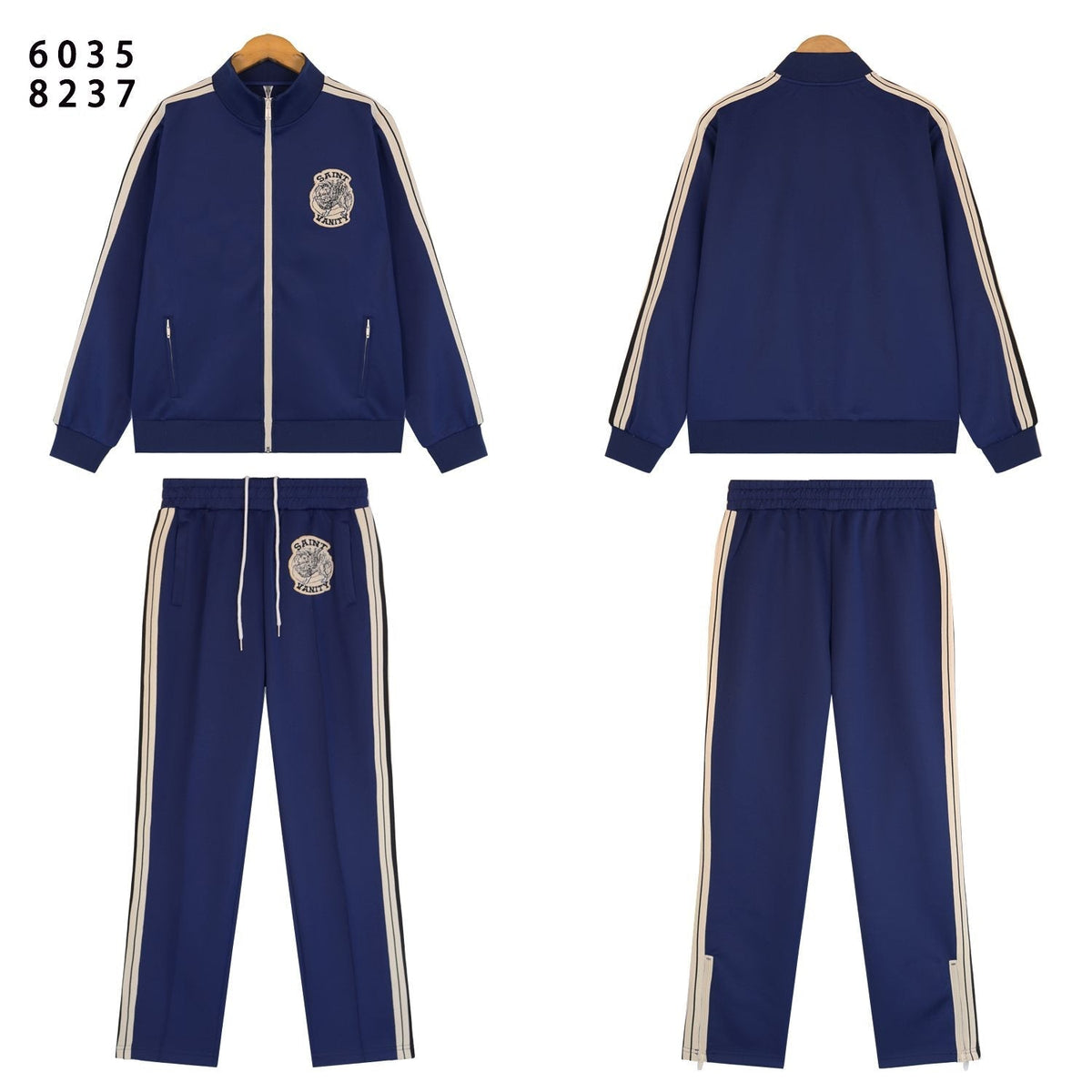 SAINT Side-Stripe Tracksuit Matching Set