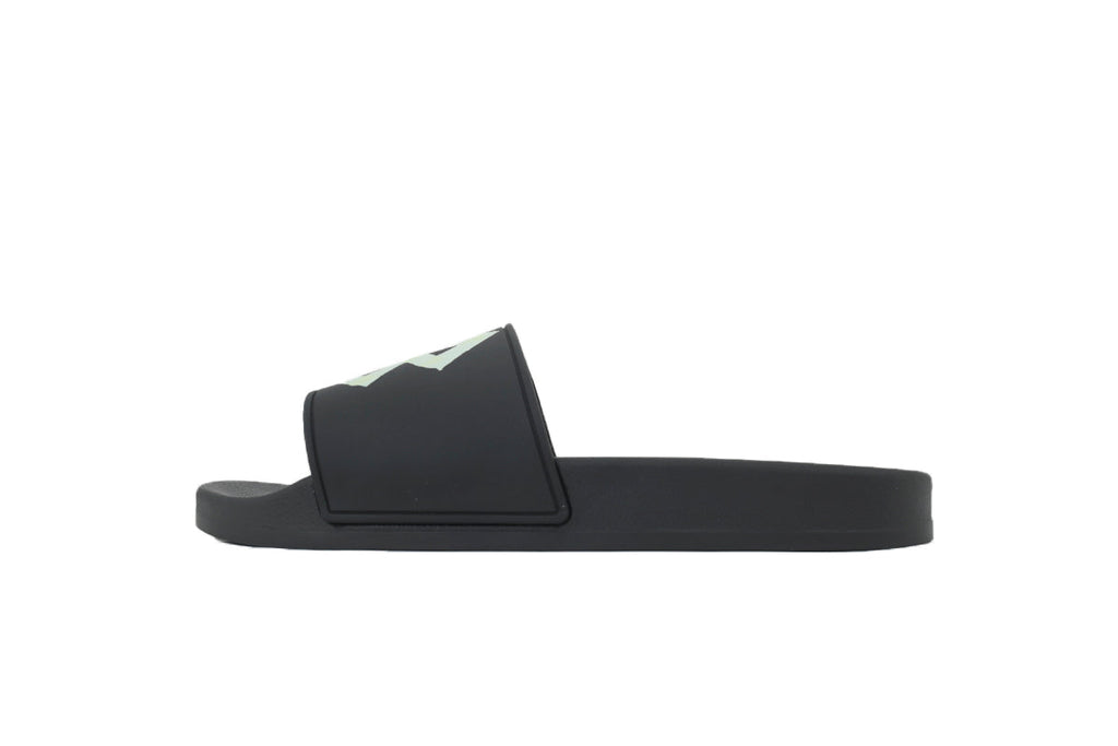 Balenciaga Pool Slide Sandal Black Yellow Rubber 689031W1SA21090
