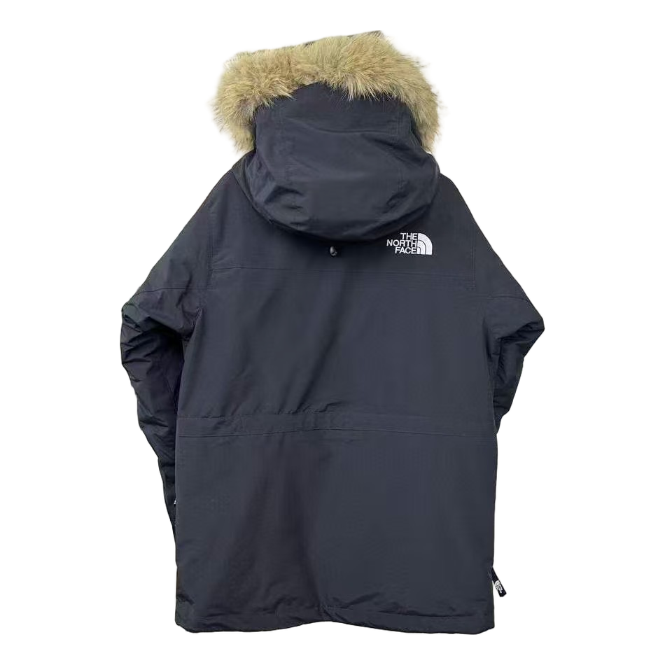 The North Face Four-Pocket Fur-Trim Hooded Parka – Graphite | Premium Down Insulation