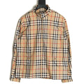 Burberry Check Stand-Collar Zip Jacket - Beige
